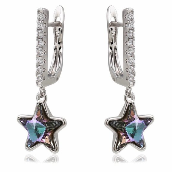 Jewelry - Star Swarovski Drop Earrings
